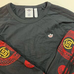 Adidas Dark Gray Crew Neck Shirt